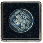 Stříbrná mince 25 Kčs 50. výročí Slovenského národního divadla 1970 Proof - Obrázek 2