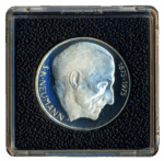 Stříbrná mince 50 Kčs 100. výročí narození S. K. Neumanna 1975 Proof