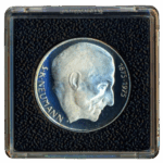 Stříbrná mince 50 Kčs 100. výročí narození S. K. Neumanna 1975 Proof