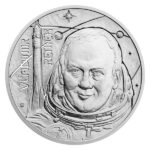 Sběratelská investiční mince 1 NZD Mléčná dráha První Čechoslovák ve vesmíru 1 Oz Ag 2023 Proof