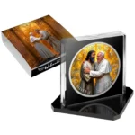 Sběratelská investiční mince 5 Dollars Víra Papež František 2025 Kolorováno - Obrázek 3