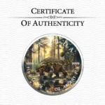 Sběratelská investiční mince 5 Dollars Dinosauři  Ankylosaurus 2025 Kolorováno - Obrázek 3