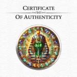 Sběratelská investiční mince 5 Dollars Starověký Egypt Osiris 2025 Kolorováno - Obrázek 3