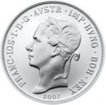 Stříbrná medaile Františe Josef I. - replika konvenčního tolaru 1852 - 2007