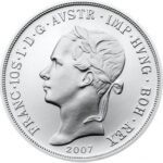 Stříbrná medaile Františe Josef I. - replika konvenčního tolaru 1852 - 2007