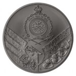 Sběratelská investiční mince 2 NZD Český lev 2023 černá platina/selekt. pokov Au 1 Oz Ag - Obrázek 2