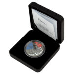 Sběratelská investiční mince 2 NZD Český lev 2024 černá platina, diamond effect 1 Oz Ag - Obrázek 4