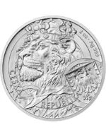 Sběratelská investiční mince 5 NZD Český lev 2 Oz Ag 2025