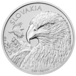 Sběratelská investiční mince 5 NZD Orel 2 Oz Ag 2025