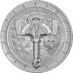 Sběratelská investiční mince 5 Mark Artefacts Mjölnir 1 oz Ag 2025 - Obrázek 2