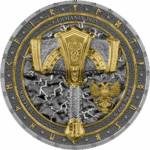 Sběratelská investiční mince 10 Mark Artefacts Mjölnir 2 oz Ag 2025 Ultra High Relief, číslováno - Obrázek 2