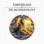 Sběratelská investiční mince 5 Dollars Starověký Egypt Sfinga 2025 Kolorováno - Obrázek 3