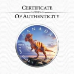 Sběratelská investiční mince 5 Dollars Dinosauři  Pachycephalosaurus 2025 Kolorováno - Obrázek 4