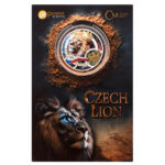 Sběratelská investiční mince 2 NZD Český lev kolor Proof 1 Oz Ag 2025 - Obrázek 4