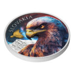 Sběratelská investiční mince 2 NZD Orel kolor Proof 1 Oz Ag 2025 - Obrázek 3