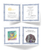 Sběratelská investiční mince 10 Mark Witchcraft Herbalist 2 oz Ag 2025 High Relief, ametyst, UV efekt - Obrázek 8