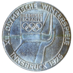 Sběratelská investiční mince 100 Schilling ZOH Innsbruck 1976 bk