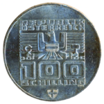Sběratelská investiční mince 100 Schilling ZOH Innsbruck 1976 bk - Obrázek 2