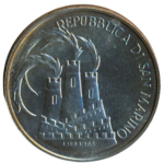 Sběratelská investiční mince 500 lir LOH Los Angeles 1984 - symboly - Obrázek 2