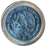 Sběratelská investiční sada stříbrných mincí 25 + 50 + 100 Pesos MS ve fotbale Mexiko 1986 - b.k. - Obrázek 5