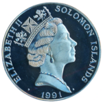 Sběratelská investiční mince 10 Dollars LOH Barcelona 1992 - atletika, běh Proof - Obrázek 2