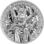 Sběratelská investiční mince 5 Mark Norns - Werdanda 1 oz Ag 2026 BU