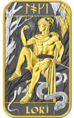 Sběratelský investiční slitek Norse Gods Loki 1 oz Ag 2026 Special Edition