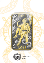 Sběratelský investiční slitek Norse Gods Loki 1 oz Ag 2026 Special Edition - Obrázek 3