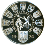 Sběratelská investiční medaile MS ve fotbale Německo 1974, Proof