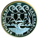 Sběratelské investiční mince - set 5+10 Euro LOH Athény 2004 - Proof - Obrázek 3