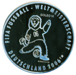 Sběratelská investiční medaile MS ve fotbale Německo 2006 Proof