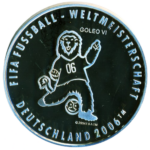 Sběratelská investiční medaile MS ve fotbale Německo 2006 Proof