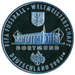 Sběratelská investiční medaile MS ve fotbale Německo 2006 Proof