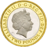 Sběratelská investiční mince 2 Pounds LOH Londýn 2012 - od Pekingu k Londýnu Proof, zlaceno - Obrázek 2