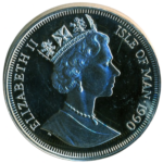 Sběratelská investiční mince 1 Crown MS ve fotbale Itálie 1990 Proof - Obrázek 2