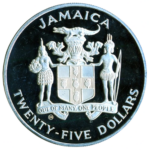 Sběratelská investiční mince 25 Dollars MS ve fotbale Itálie 1990 Proof - Obrázek 2