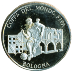 Sběratelská investiční medaile MS ve fotbale Itálie 1990 Proof