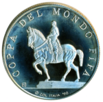 Sběratelská investiční medaile MS ve fotbale Itálie 1990 Proof