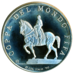 Sběratelská investiční medaile MS ve fotbale Itálie 1990 Proof