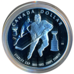 Sběratelská investiční mince 1 Dollar 100. výročí Stanley Cup 1993 Proof - hokej