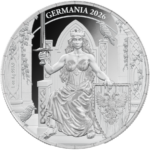 Sběratelská investiční mince 5 Mark Germania 1 oz Ag 2026 Proof