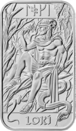 Sběratelský investiční slitek Norse Gods Loki 1 oz Ag 2026