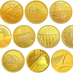Sada 10 kusů PZM 5000 Kč - Mosty 2011 - 2015 Proof