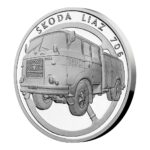 Sběratelská investiční mince Na kolech - Nákladní automobil Škoda LIAZ 706 - 2023 Proof - Obrázek 3