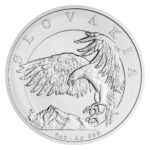 Sběratelská investiční mince 5 NZD Orel 2 Oz Ag 2024