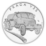 Sběratelská investiční mince Na kolech - Nákladní automobil Praga V3S - 2024 Proof
