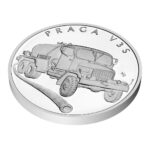 Sběratelská investiční mince Na kolech - Nákladní automobil Praga V3S - 2024 Proof - Obrázek 3