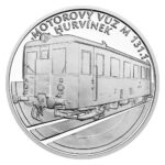 Sběratelská investiční mince Na kolech - Motorový vůz M 131.1 „Hurvínek“ - 2025 Proof