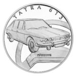 Sběratelská investiční mince Na kolech - Osobní automobil Tatra 613 - 2025 Proof
