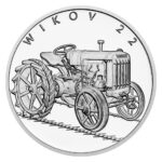 Sběratelská investiční mince Na kolech - Traktor WIKOV 22 - 2025 Proof